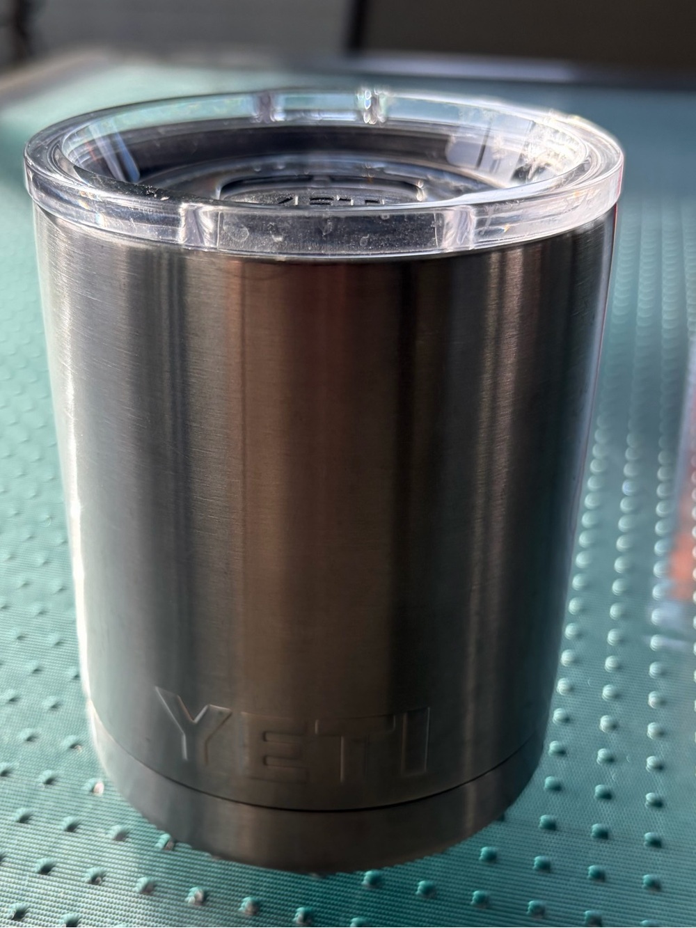 Yeti Rambler lowball stainless steel tumbler